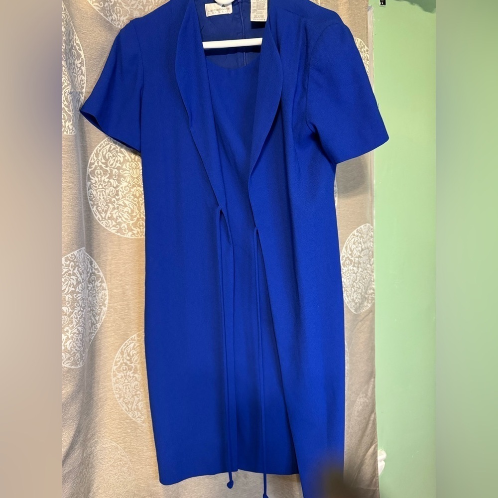 Liz Claiborne Women’s Sheath Dress and Attached Cardigan Size 6 RN# 52002